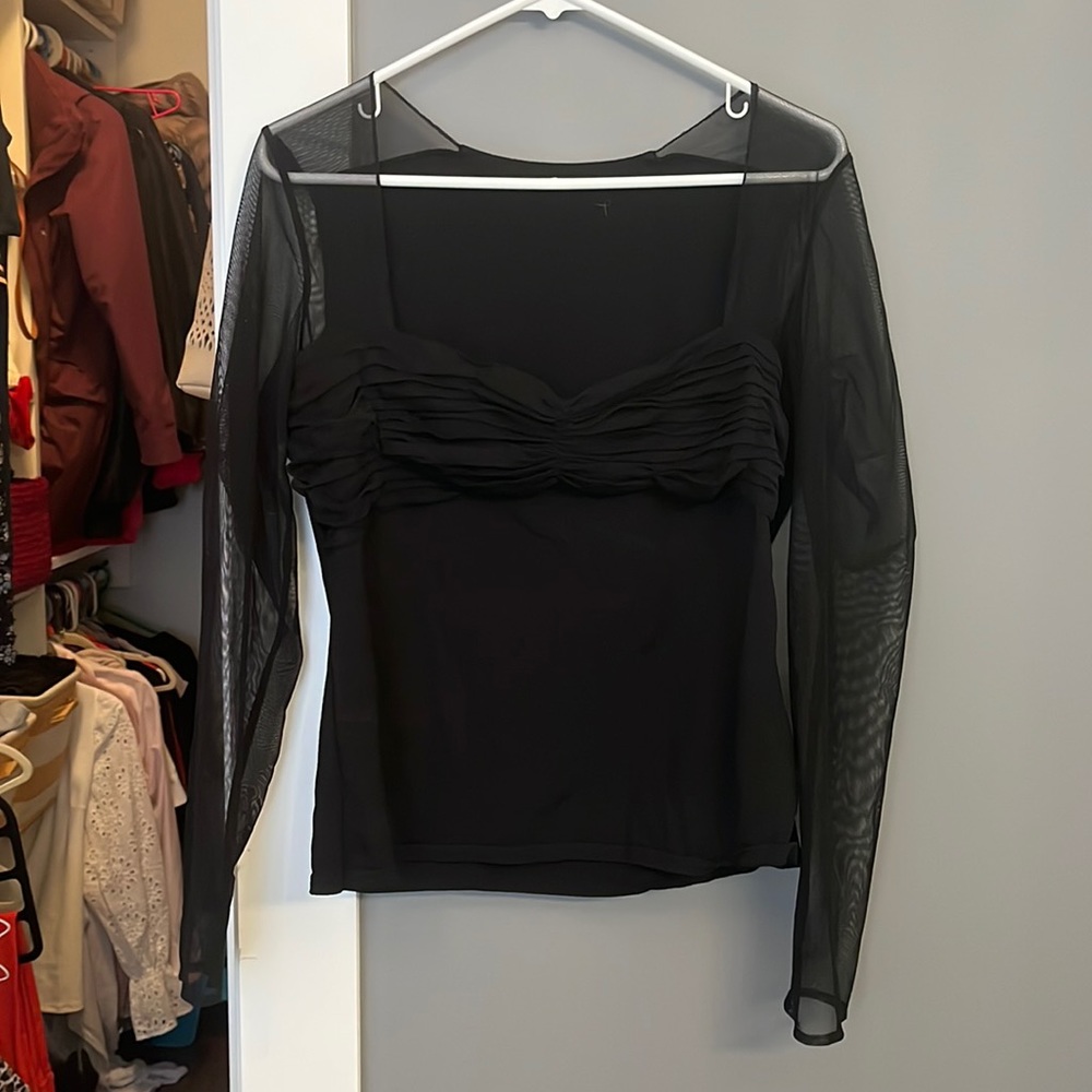 Low cut blouse